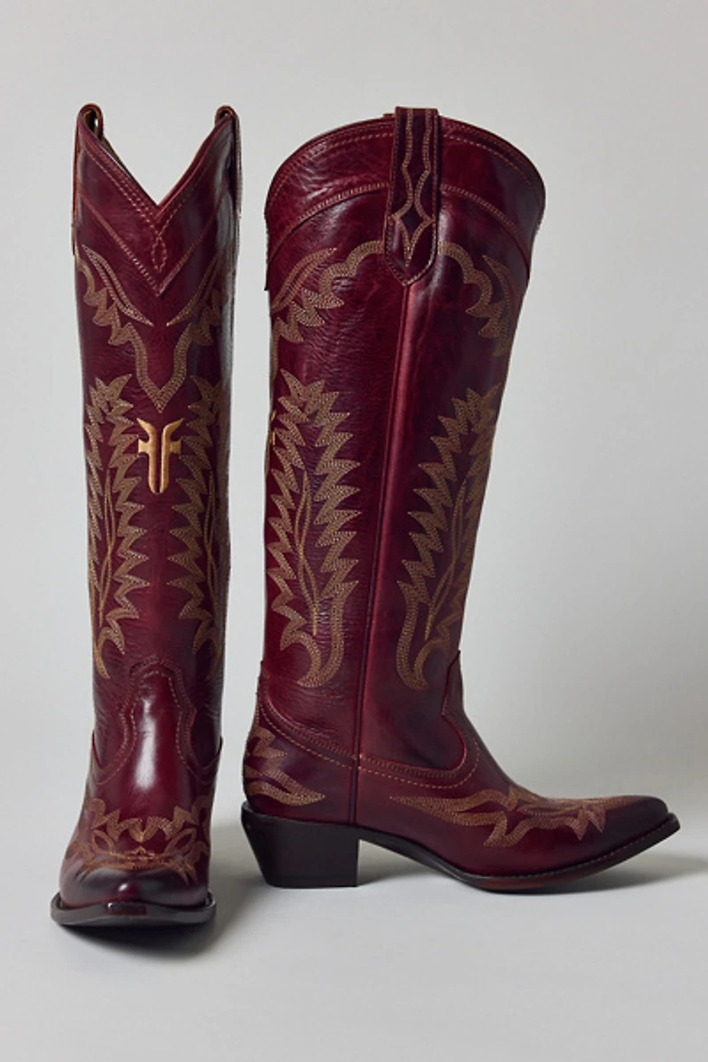 Frye Sacha Feather Deco Cowboy Boot