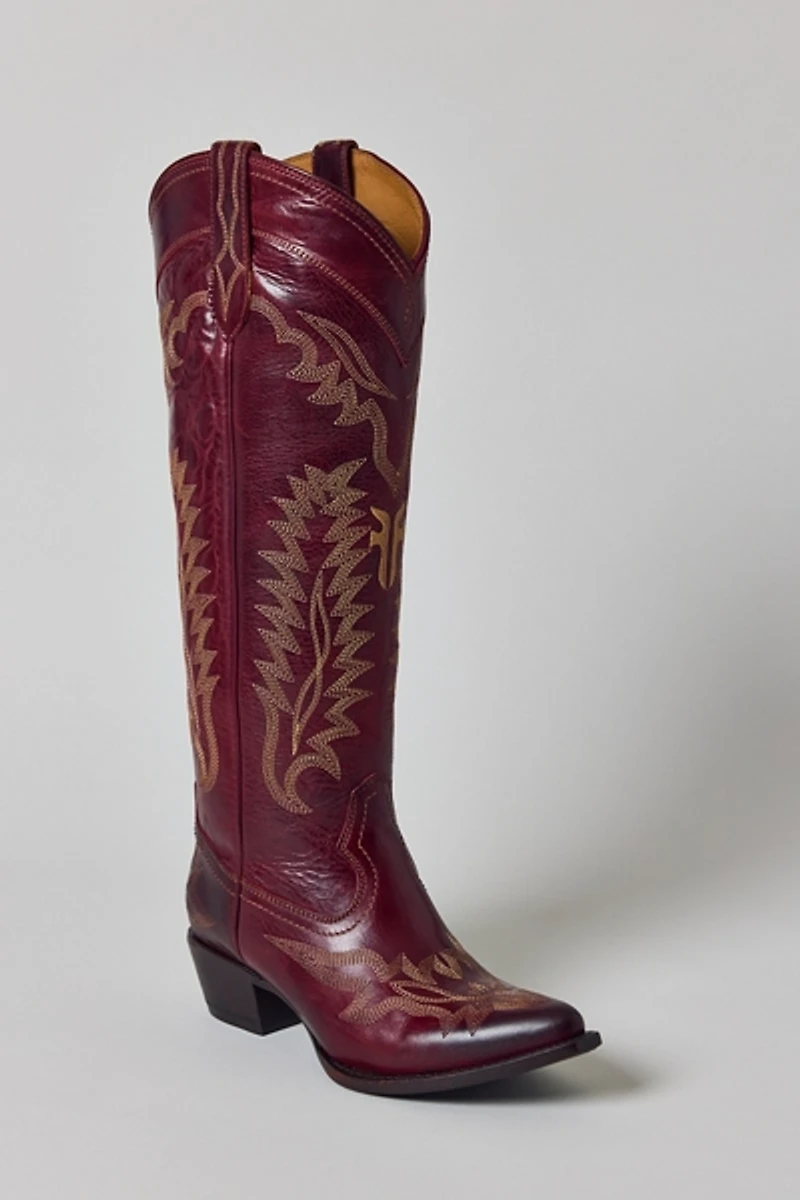 Frye Sacha Feather Deco Cowboy Boot