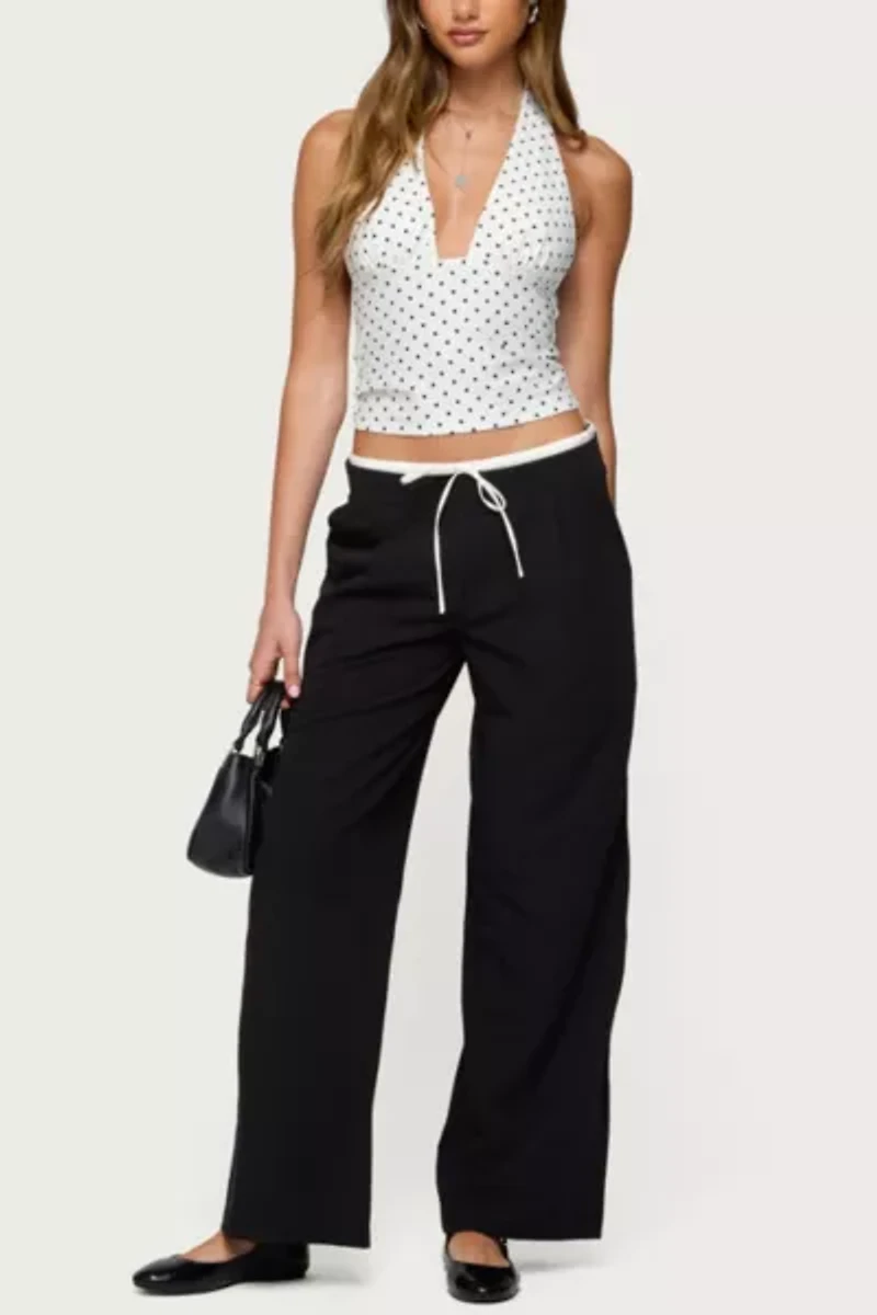 Edikted Peekaboo Drawstring Pants