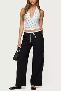 Edikted Peekaboo Drawstring Pants