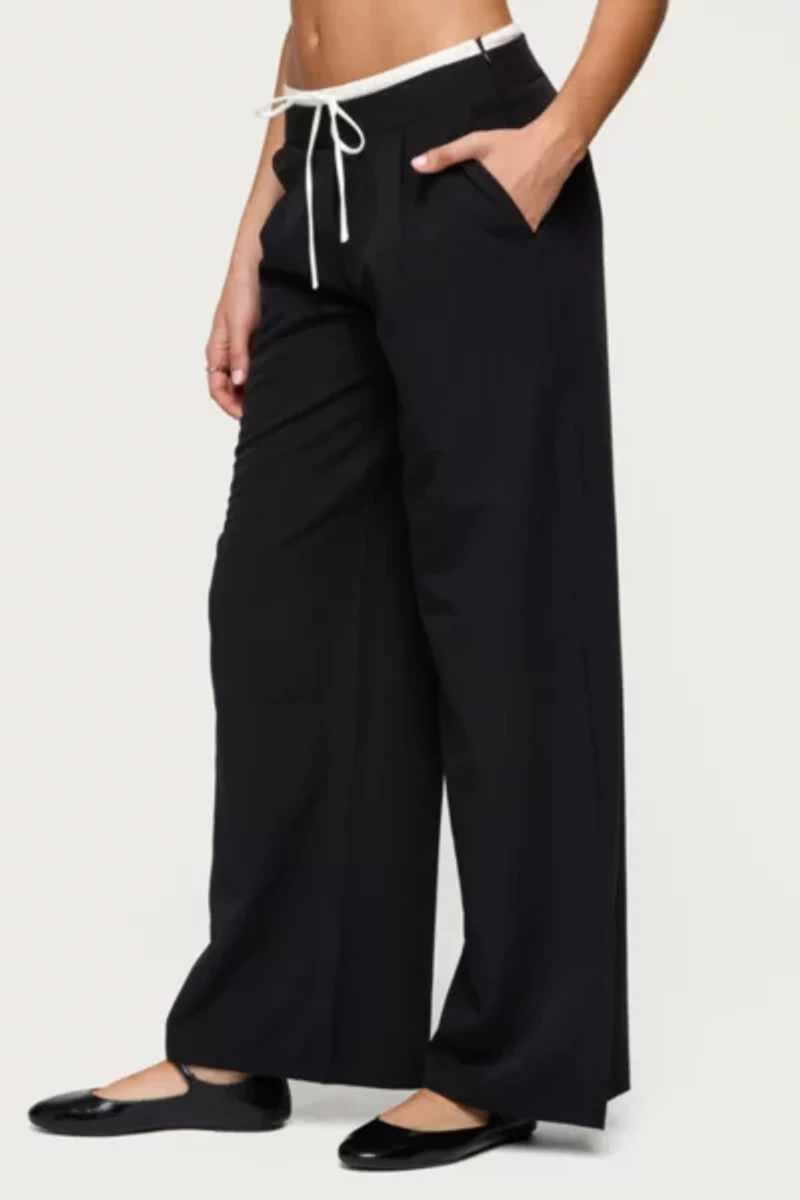 Edikted Peekaboo Drawstring Pants