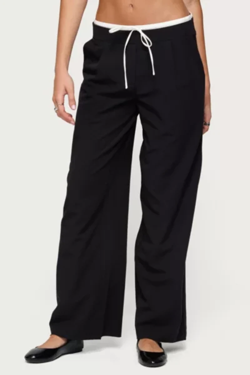 Edikted Peekaboo Drawstring Pants