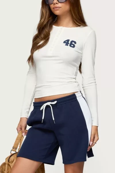 Edikted Contrast Bermuda Shorts