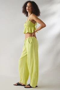 Out From Under Golden Hour Low-Rise Barrel Leg Pants