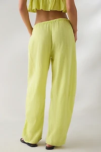 Out From Under Golden Hour Low-Rise Barrel Leg Pants