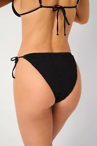 WeWoreWhat Ribbed String Bikini Bottom