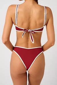 WeWoreWhat Scoop Underwire Bikini Top
