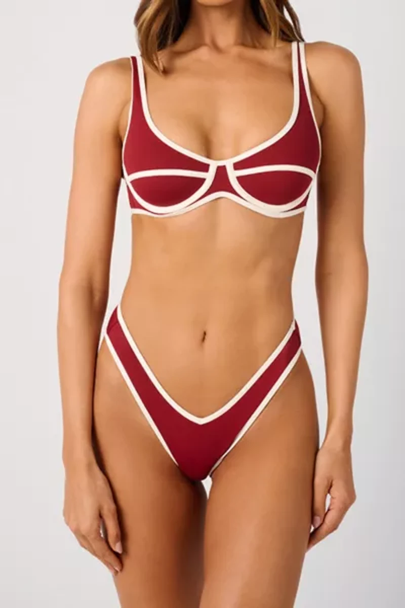 WeWoreWhat Scoop Underwire Bikini Top