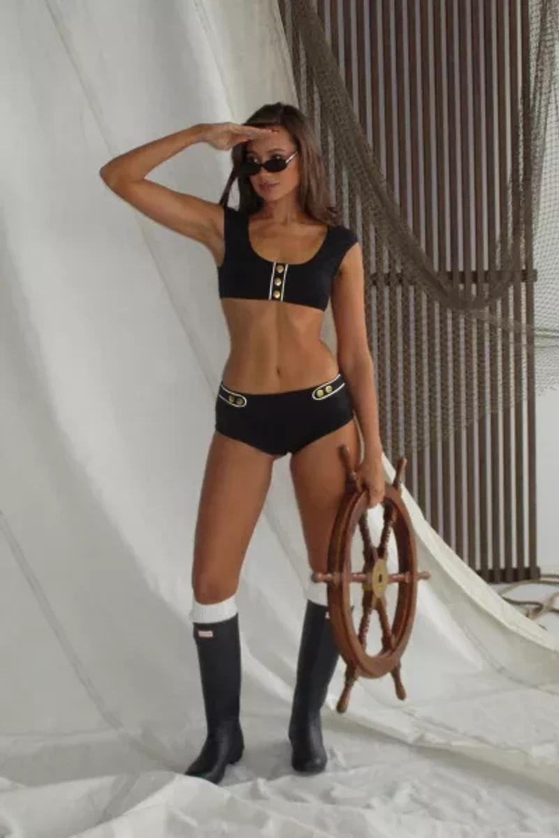 WeWoreWhat Scoop Neck Bikini Top