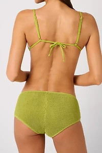 WeWoreWhat Cooper Ribbed Bikini Top
