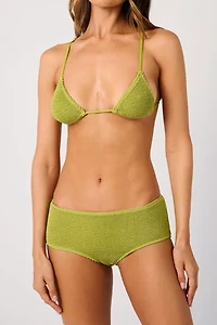 WeWoreWhat Cooper Ribbed Bikini Top