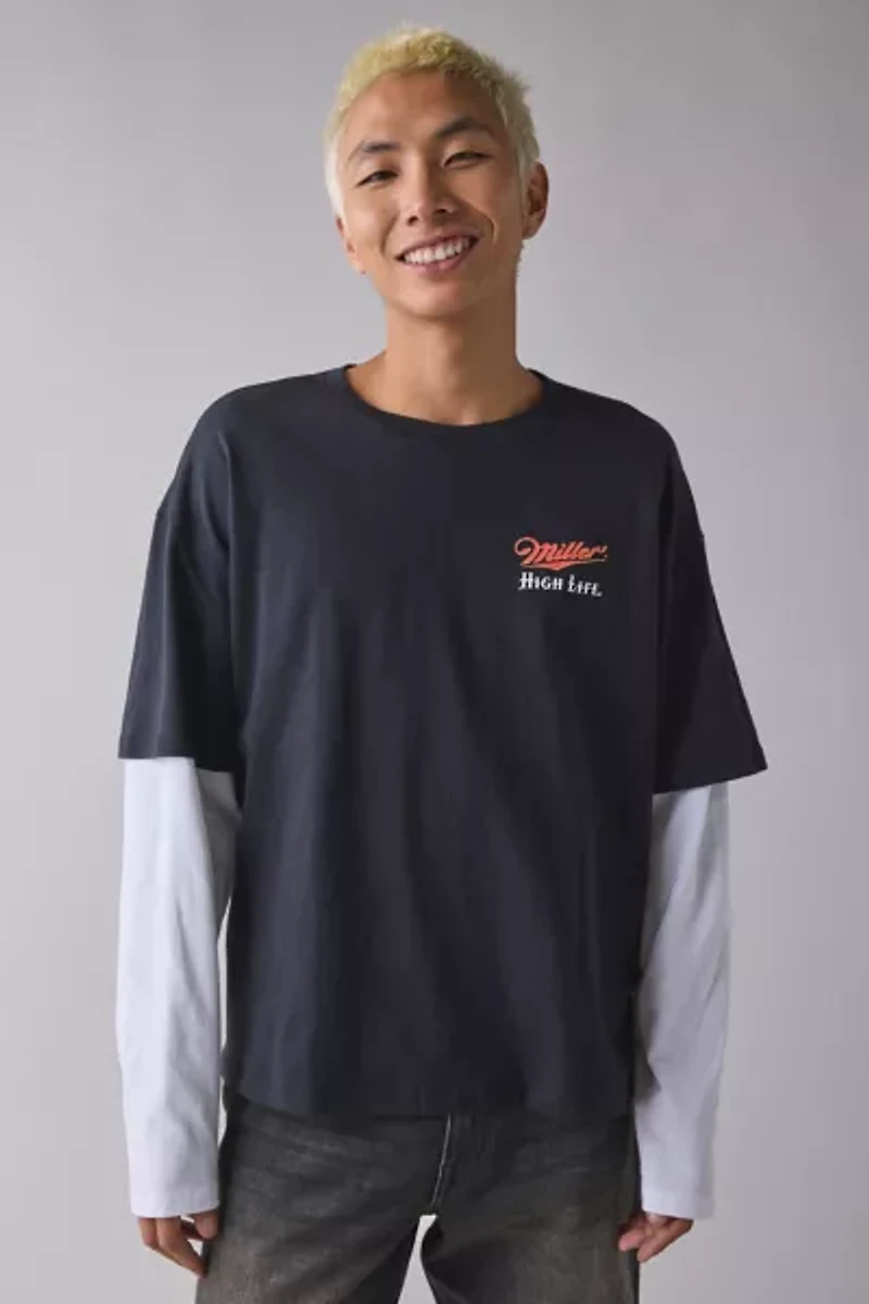 Miller High Life Double Graphic Tee