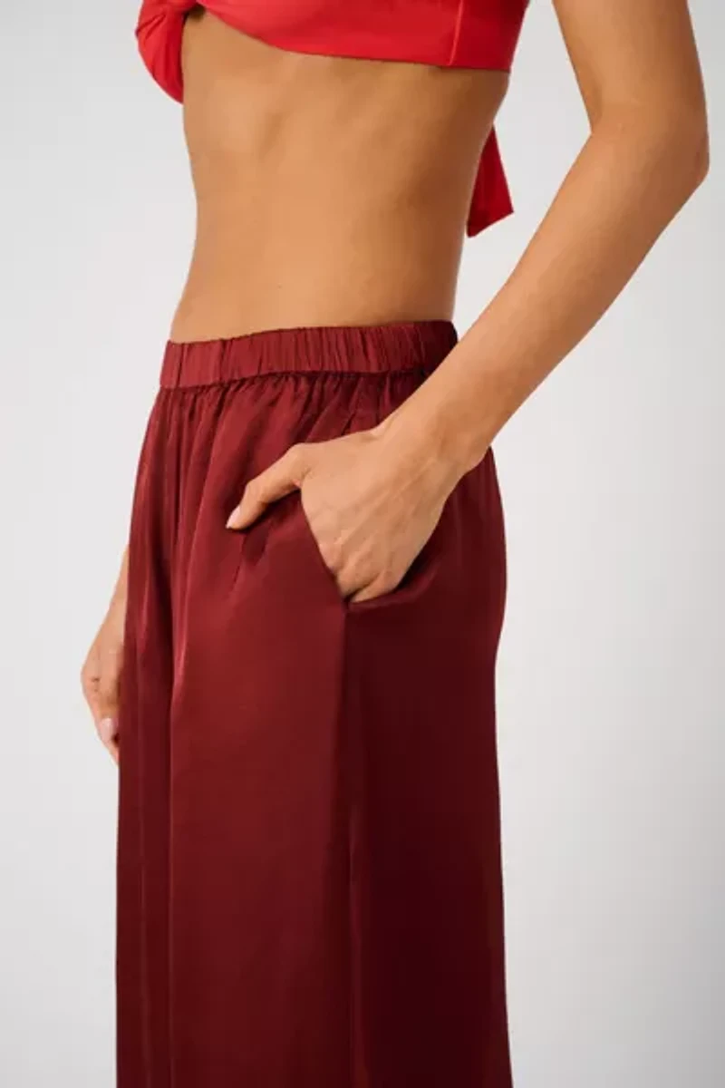 WeWoreWhat Satin Beach Pant
