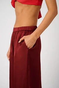 WeWoreWhat Satin Beach Pant