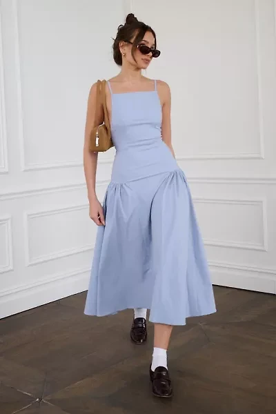 WeWoreWhat Flare Panel Midi Dress