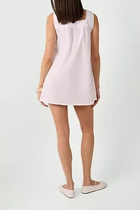 WeWoreWhat Square Neck Babydoll Mini Dress