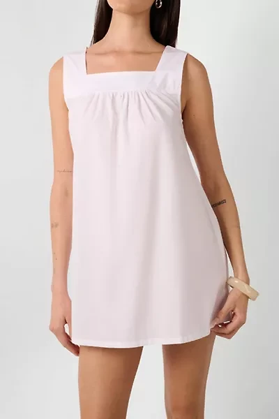 WeWoreWhat Square Neck Babydoll Mini Dress