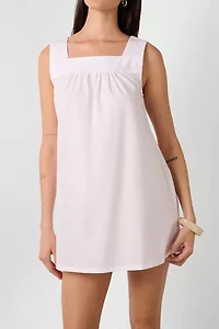 WeWoreWhat Square Neck Babydoll Mini Dress