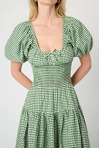 WeWoreWhat Smocked Drop Waist Maxi Dress