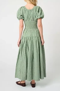WeWoreWhat Smocked Drop Waist Maxi Dress