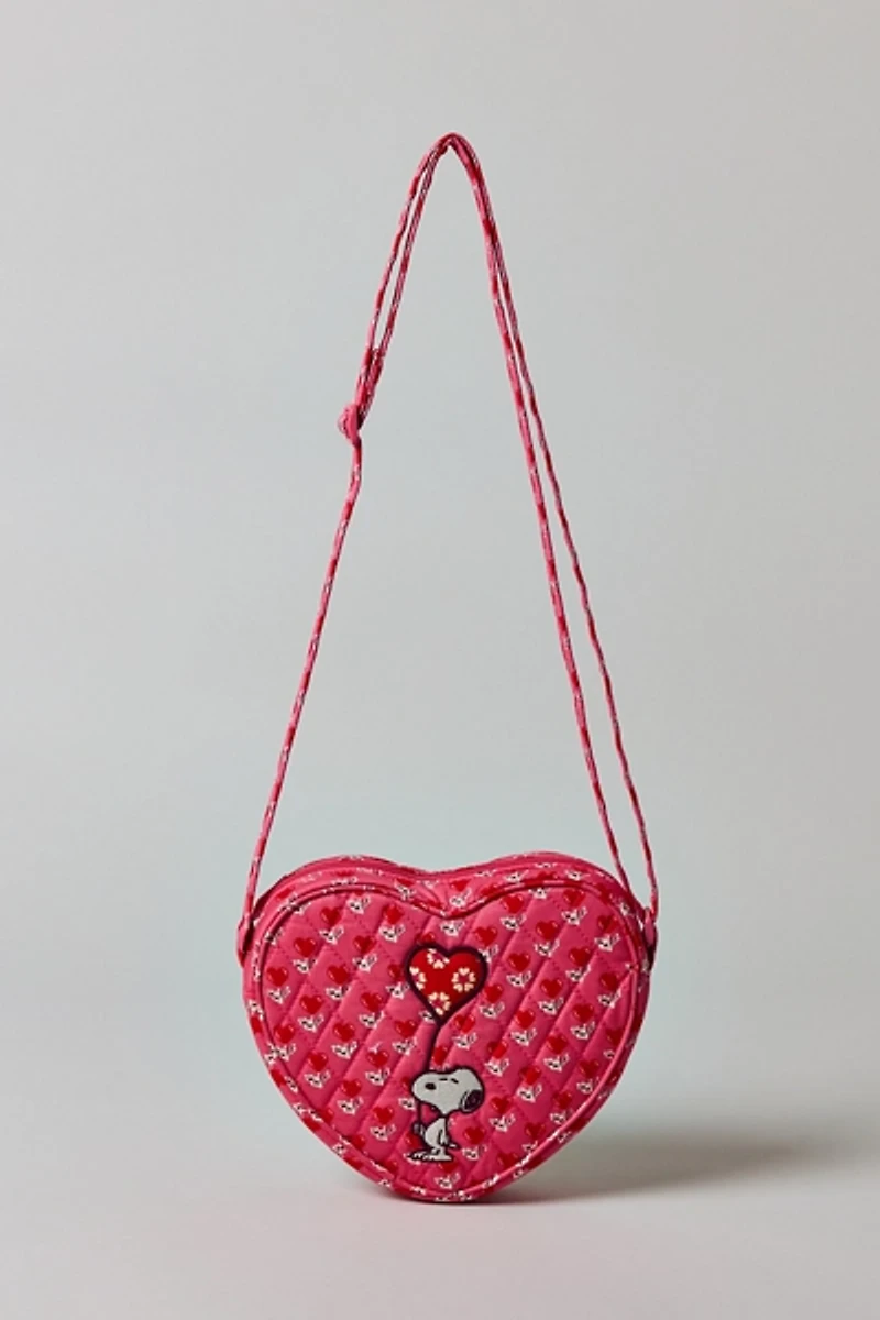 Vera Bradley Peanuts Verona Heart Crossbody Bag