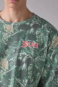 Stag Beer Camo Double Layer Tee
