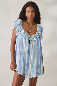 Out From Under Golden Hour Ruffle Swing Romper