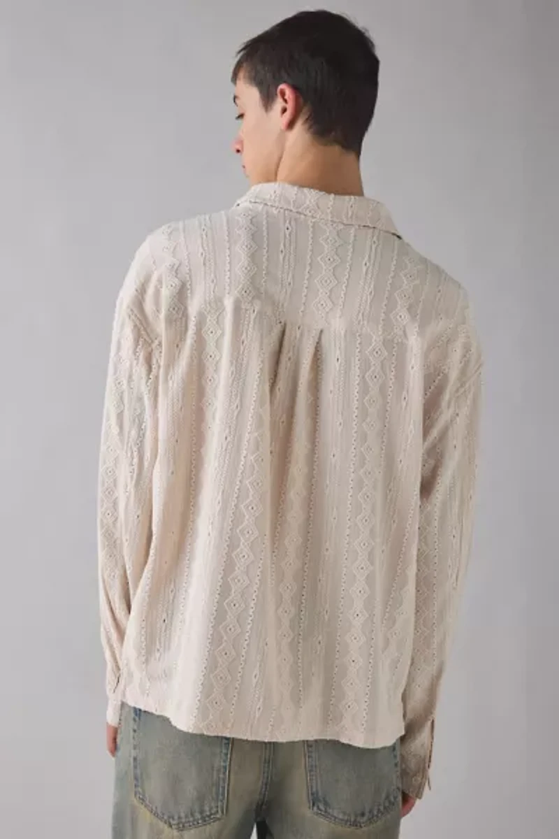 Native Youth Morales Jacquard Long Sleeve Shirt