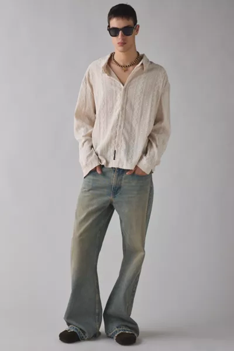 Native Youth Morales Jacquard Long Sleeve Shirt