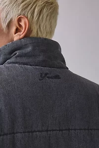 Native Youth Washed Cotton Quilted Puffer Jacket