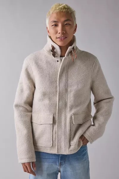 Native Youth Grover Boucle Aviator Jacket