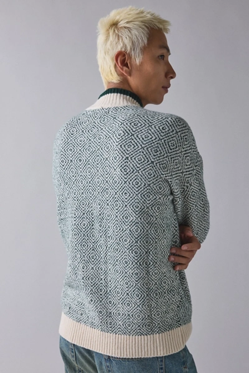 Native Youth Purcell Intarsia Knit Crew Neck Sweater