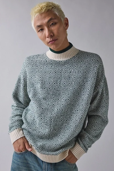 Native Youth Purcell Intarsia Knit Crew Neck Sweater