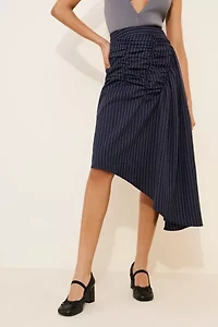 4SI3NNA Menswear High-Low Skirt