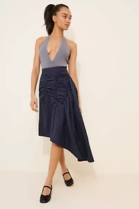 4SI3NNA Menswear High-Low Skirt