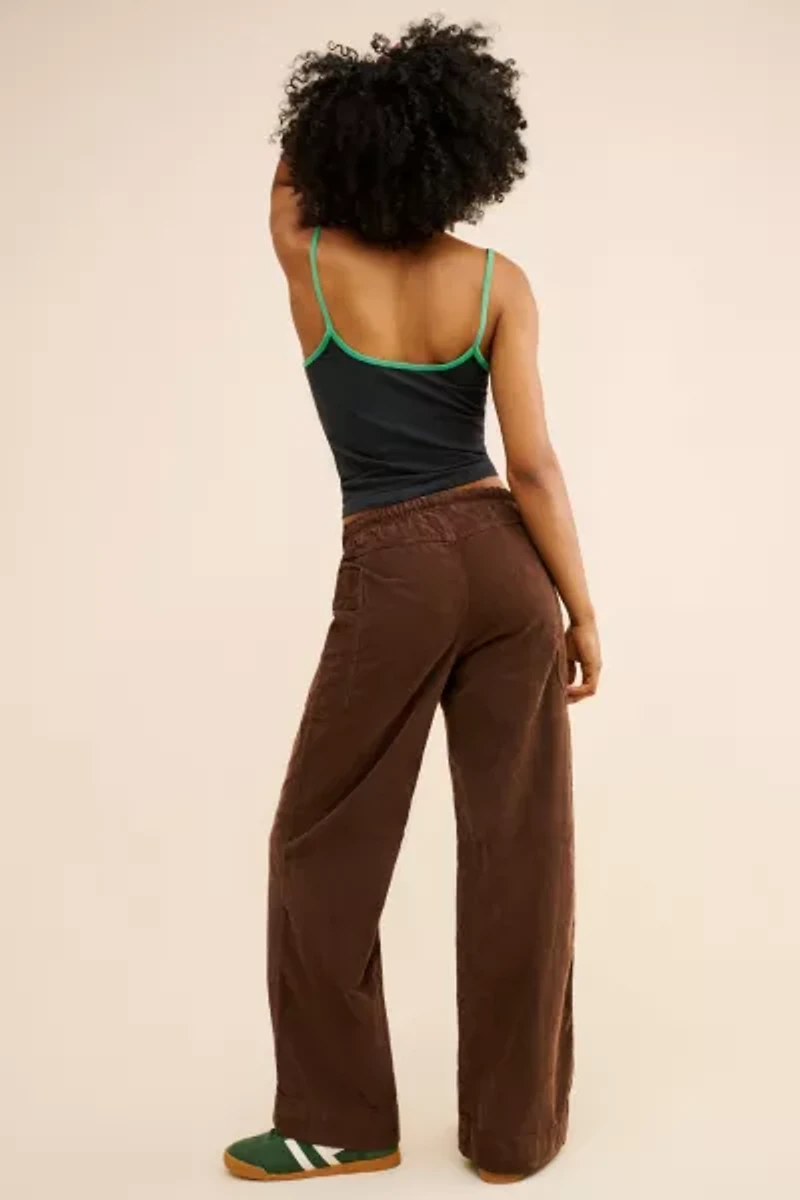 Amelie Corduroy Pull-On Pants