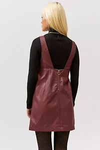 Limelight Faux Leather Mini Dress