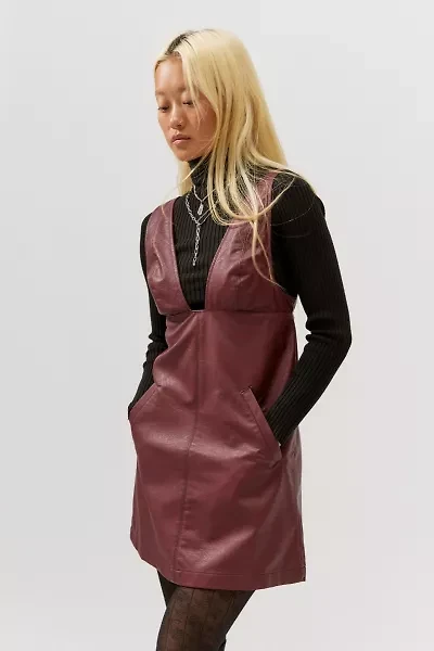 Limelight Faux Leather Mini Dress
