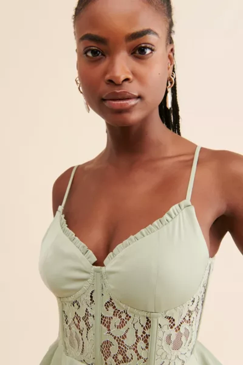 4SI3NNA Alysia Corset Gown