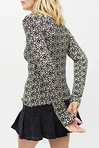 Ellie Printed Sweater
