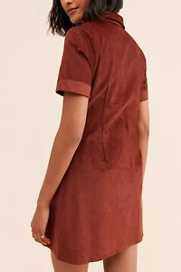 Glamorous Corduroy Zip Up Dress