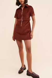 Glamorous Corduroy Zip Up Dress