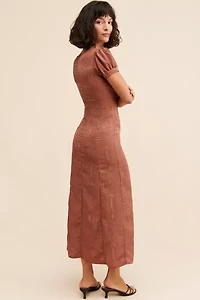 Daisy Street Satin Midi Dress