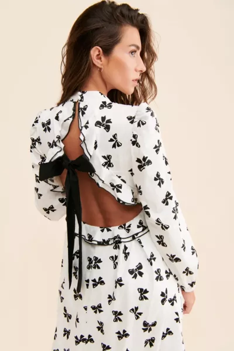 Sister Jane Brooklyn Bow Maxi Dress