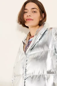 Endless Rose Metallic Puffer Jacket