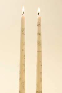Fine Line Tattoo Taper Candle Set