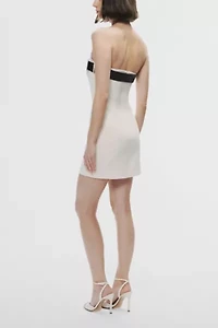 Nocturne Belted Strapless Mini Dress