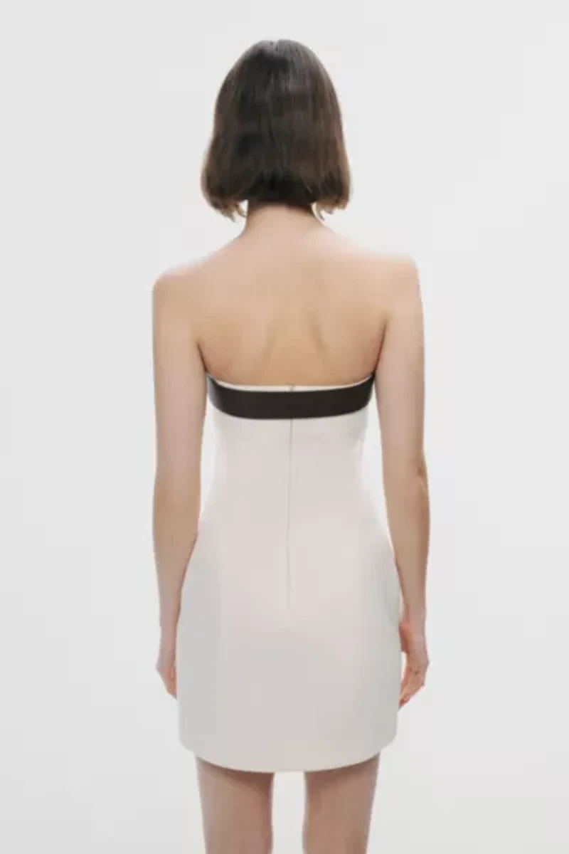 Nocturne Belted Strapless Mini Dress
