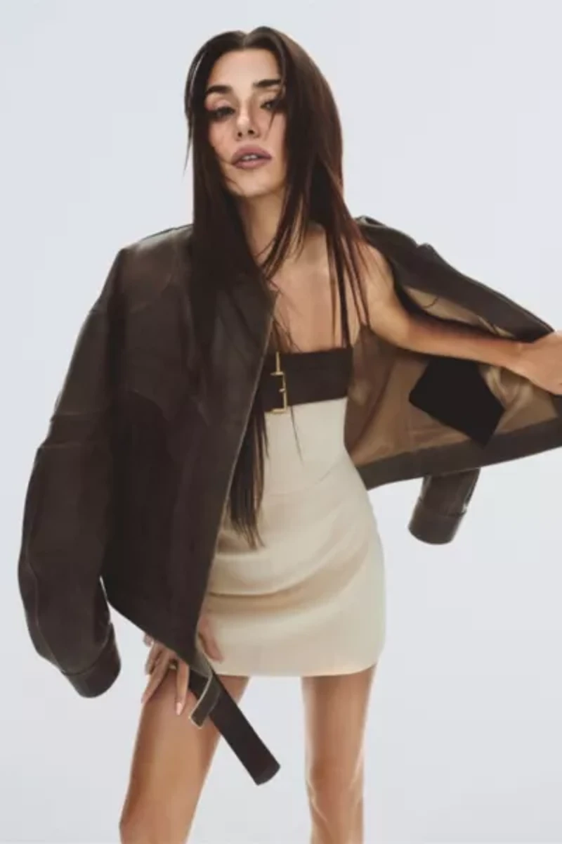 Nocturne Belted Strapless Mini Dress