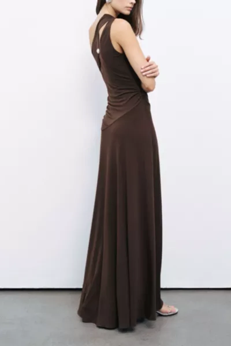 Nocturne One Shoulder Maxi Dress